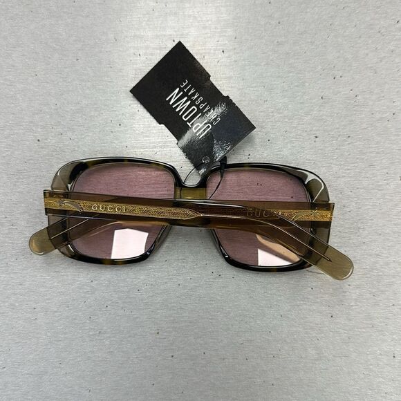 Gucci Tortoiseshell Oversized Cruise Square Sunglasses - Picture 3 of 8